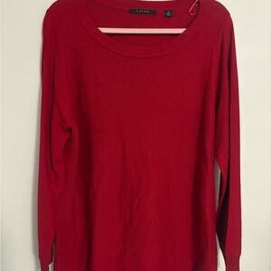 Cyrus Vibrant Red Knit Top